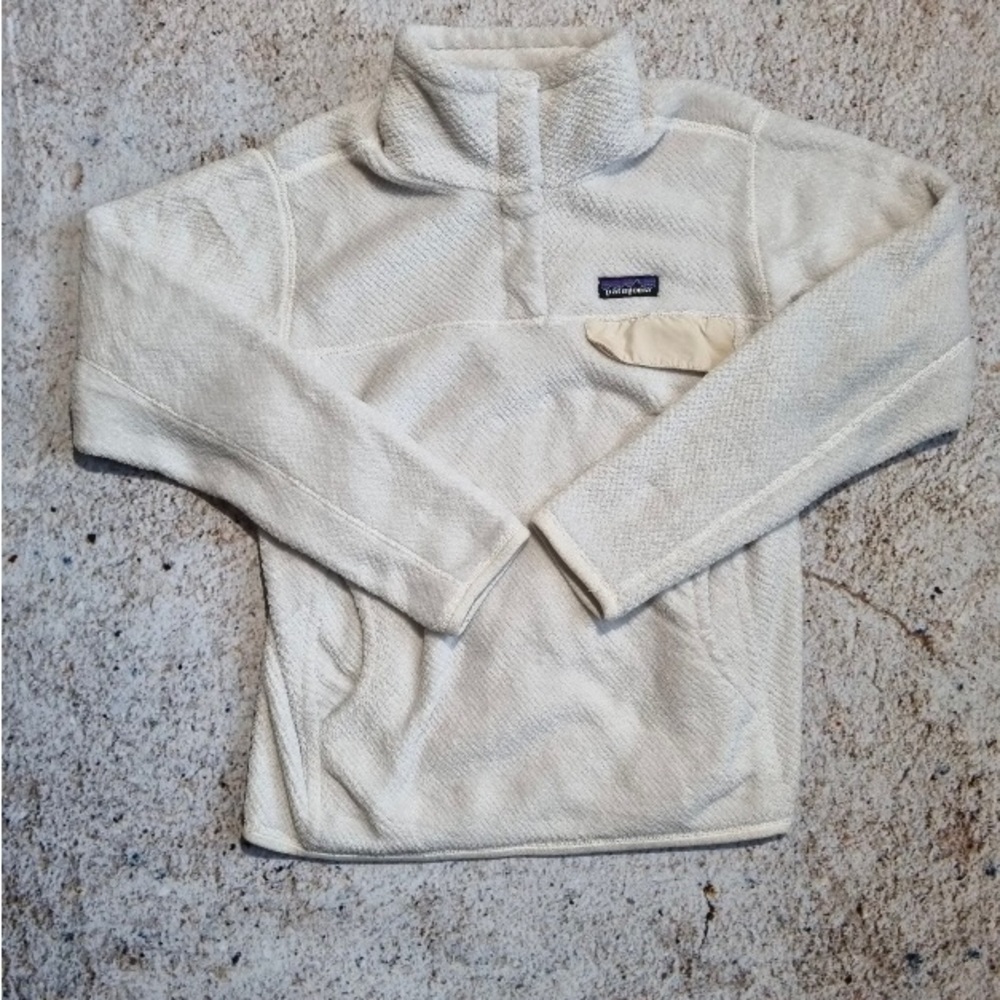 Patagonia Re-Tool Fleece Pullover Medium - Ivory